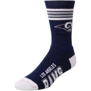 For Bare Feet Los Angeles Rams 4-Stripe Deuce Sock