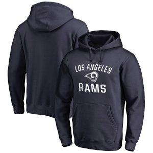 NFL Pro Line by Fanatics Branded Los Angeles Rams Navy Victory Arch Pullover Hoodie