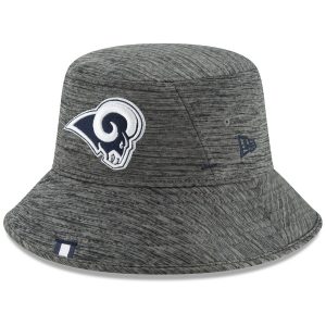 Men’s Los Angeles Rams New Era Graphite 2019 NFL Training Camp Bucket Hat